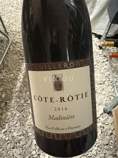 Rhône Valley Côte-Rôtie Yves Cuilleron Madinie`re 2016